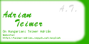 adrian teimer business card